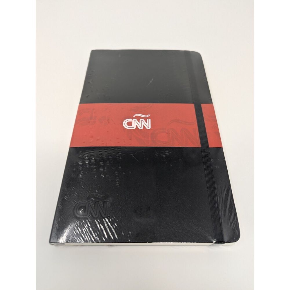 CNN Espanol Spanish Moleskine Reporters Notebook Journal Black New In‎ Plastic